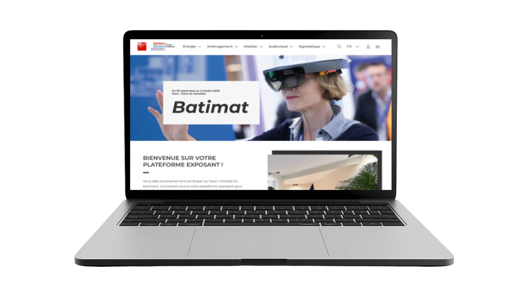 Plateforme exposant